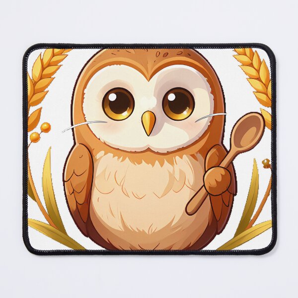 Item preview, Owl with Whisk designed and sold by pumsquare.