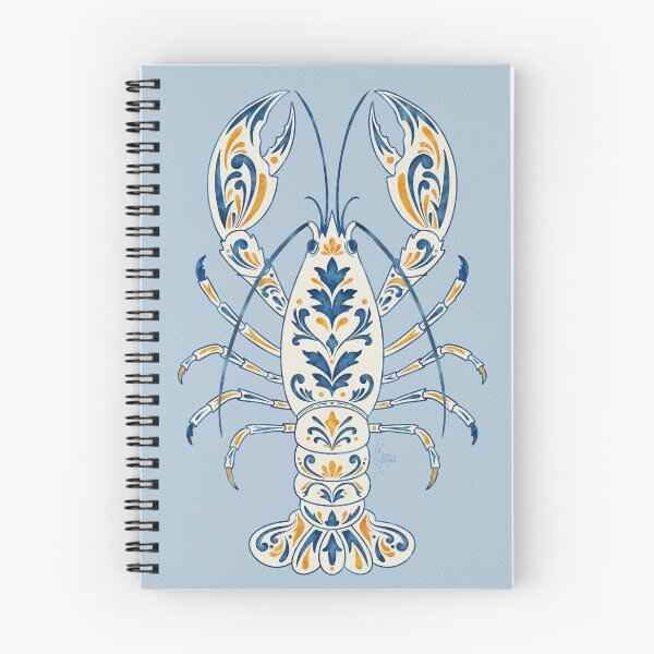 Item preview, Azulejo Style Decorative Folk Art Lobster  designed and sold by thecolorbirdie.