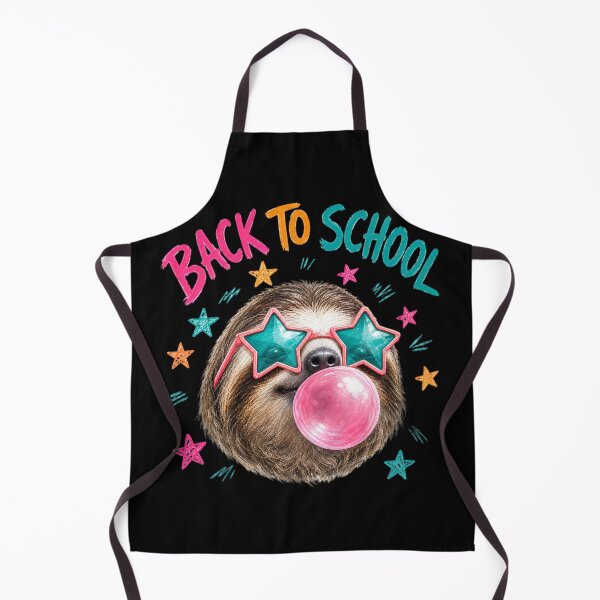 Item preview, Back to School Sloth Bubble Gum Star Glasses  designed and sold by MOCH- ART.