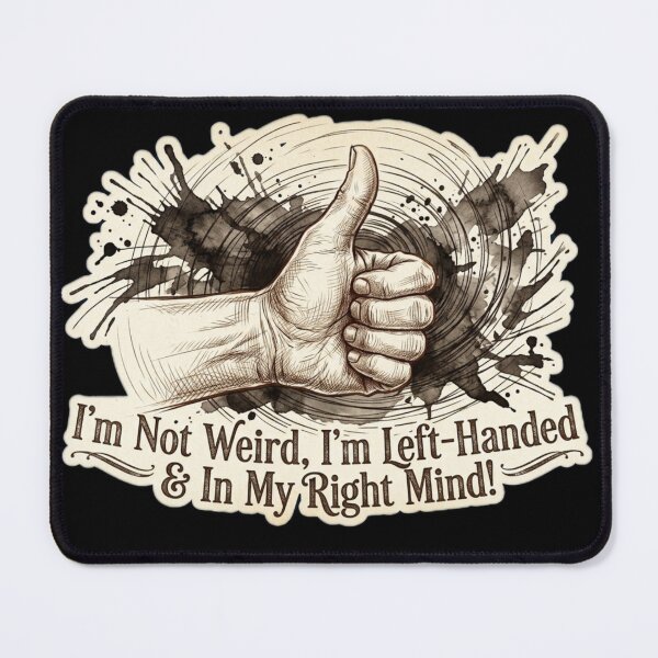 Item preview, I'm Not Weird I'm Left Handed - Funny Leftie Pride Gift designed and sold by 7MKGallery.