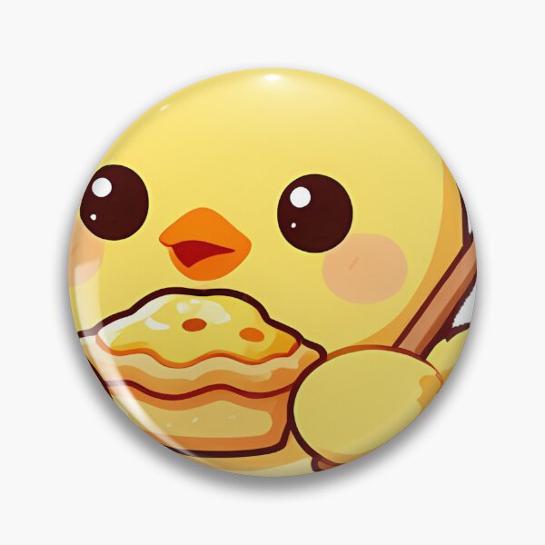 Item preview, Chick with Pie Slice designed and sold by pumsquare.