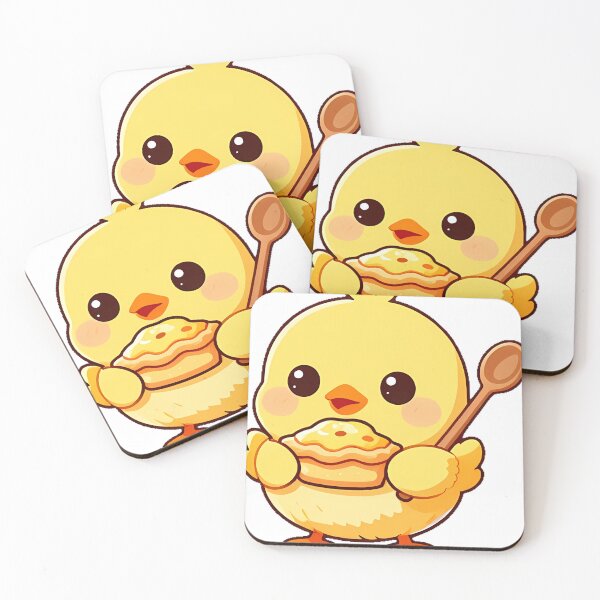 Item preview, Chick with Pie Slice designed and sold by pumsquare.