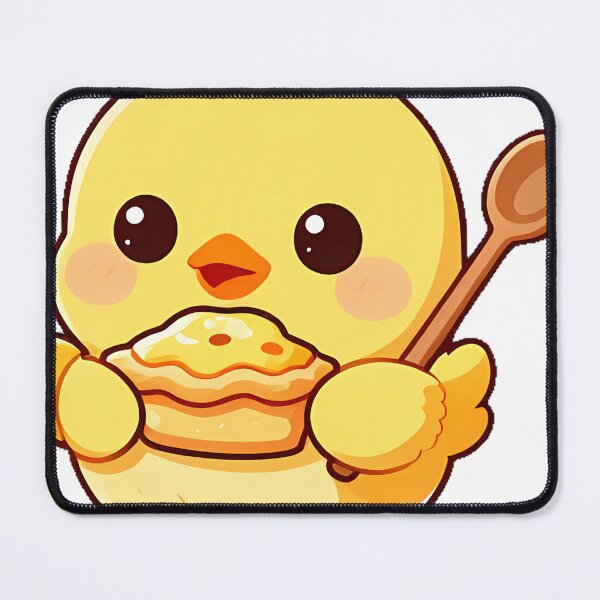 Item preview, Chick with Pie Slice designed and sold by pumsquare.