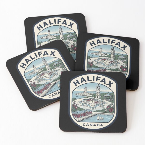 Item preview, Halifax Nova Scotia Canada Vintage Travel Badge designed and sold by k3rstman1.
