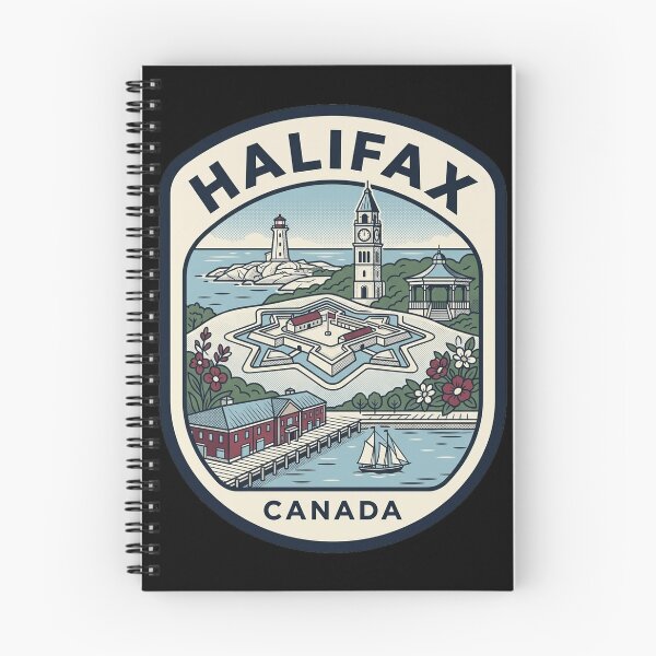 Item preview, Halifax Nova Scotia Canada Vintage Travel Badge designed and sold by k3rstman1.