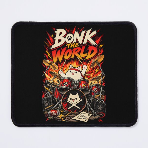 Item preview, Bonk The World Heavy Metal designed and sold by Gabriela Mihai.