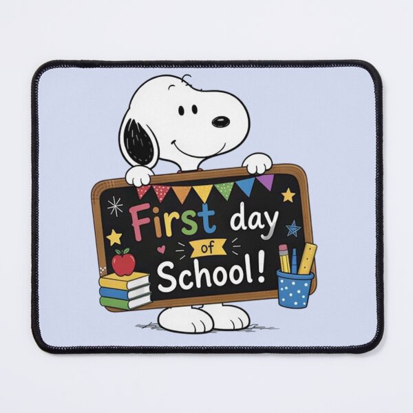 Item preview, Snoopy Chalkboard First Day of School designed and sold by Bomebomst.