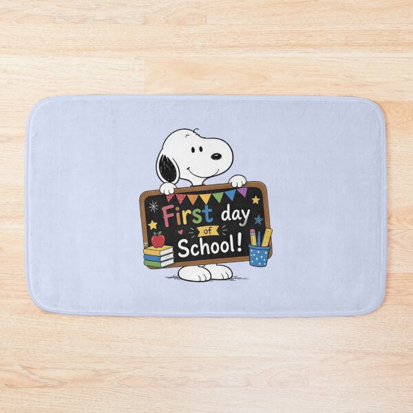 Item preview, Snoopy Chalkboard First Day of School designed and sold by Bomebomst.