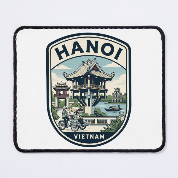 Item preview, Hanoi Vietnam Vintage Travel Badge designed and sold by k3rstman1.