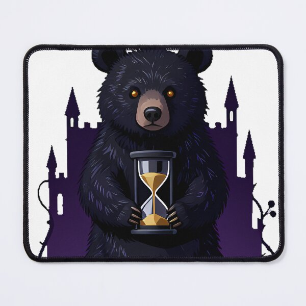 Item preview, Bear Cub with Hourglass designed and sold by IllumeInk.