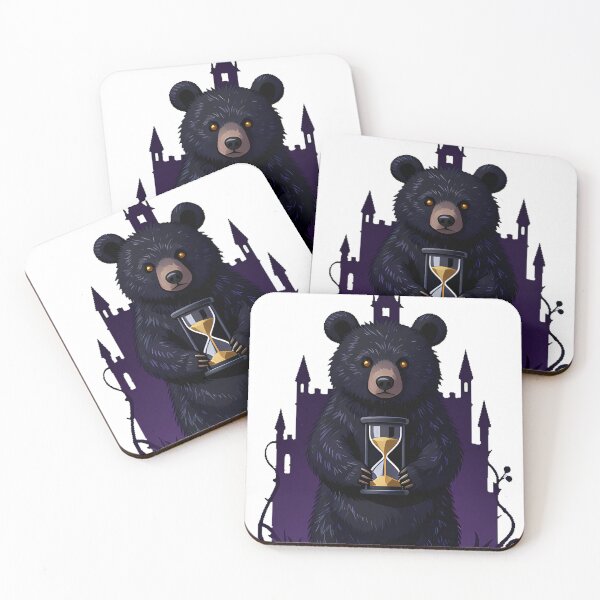 Item preview, Bear Cub with Hourglass designed and sold by IllumeInk.