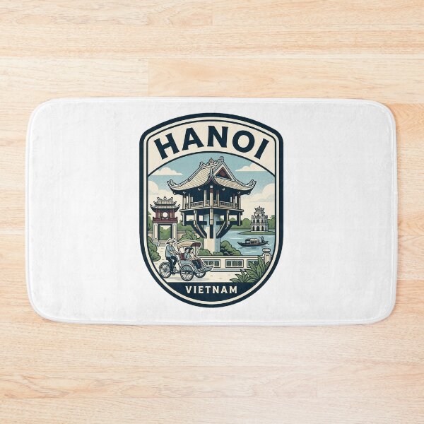 Item preview, Hanoi Vietnam Vintage Travel Badge designed and sold by k3rstman1.
