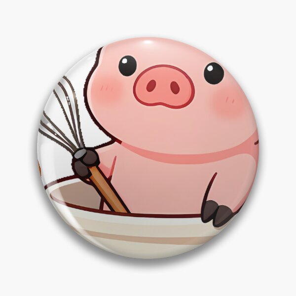 Item preview, Piglet with Mixing Bowl designed and sold by pumsquare.