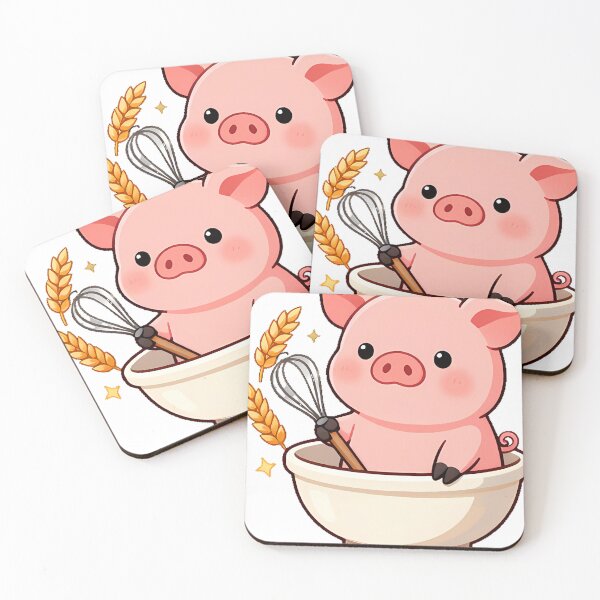 Item preview, Piglet with Mixing Bowl designed and sold by pumsquare.