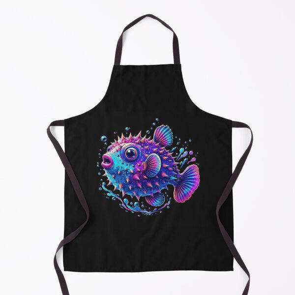 Item preview, Colorful Blowfish Pufferfish designed and sold by RonWelche.