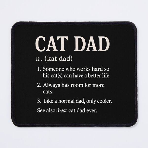 Item preview, Cat Dad Definition Funny Pet Owner Gift designed and sold by OlyvieArt.