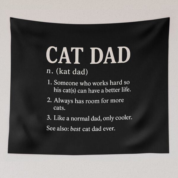 Item preview, Cat Dad Definition Funny Pet Owner Gift designed and sold by OlyvieArt.