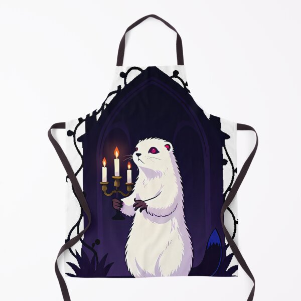 Item preview, Stoat with Candelabra designed and sold by IllumeInk.