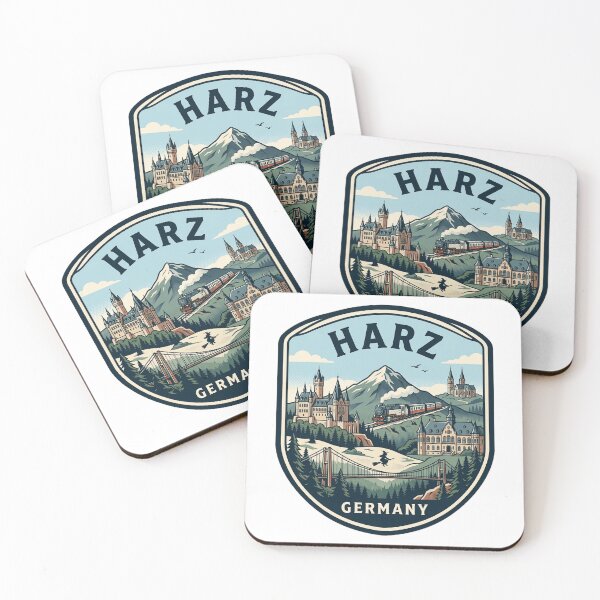 Item preview, Vintage Harz Germany Mountain Travel Emblem designed and sold by k3rstman1.