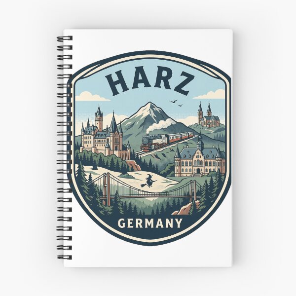 Item preview, Vintage Harz Germany Mountain Travel Emblem designed and sold by k3rstman1.