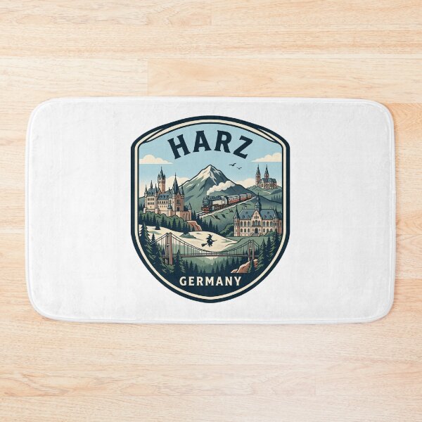 Item preview, Vintage Harz Germany Mountain Travel Emblem designed and sold by k3rstman1.