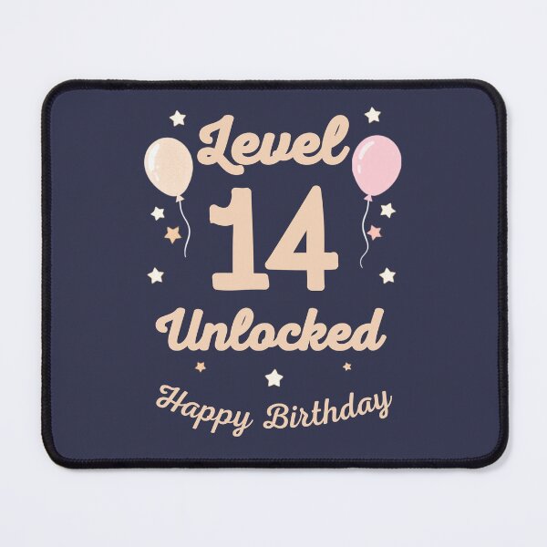 Item preview, Level 14 Unlocked Happy 14th Birthday designed and sold by BellabdO.