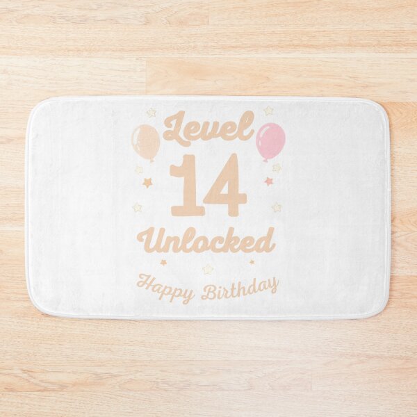 Item preview, Level 14 Unlocked Happy 14th Birthday designed and sold by BellabdO.