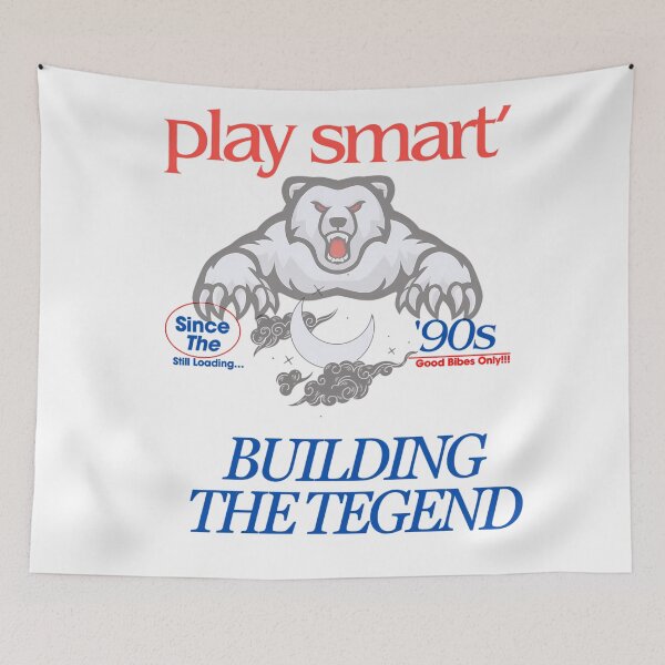 Item preview, Play Smart Building The Legend 90s Vintage Bear Design designed and sold by NourArtCorner.