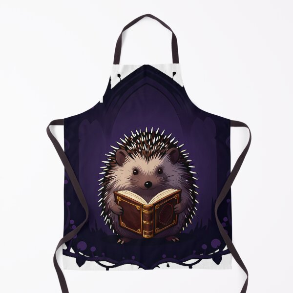 Item preview, Hedgehog with Old Book designed and sold by IllumeInk.