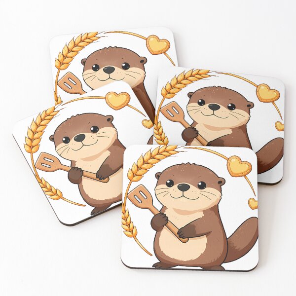 Item preview, Otter with Spatula designed and sold by pumsquare.