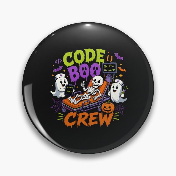 Item preview, Code Boo Boo Crew Halloween designed and sold by RonWelche.
