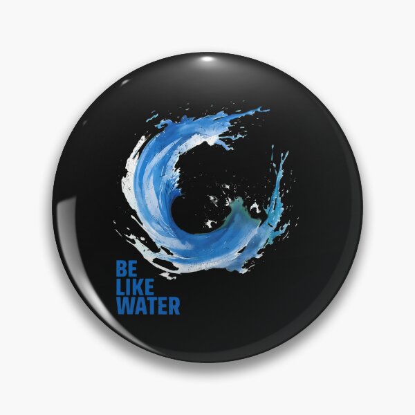 Item preview, Be Like Water Wave Graphic Inspirational designed and sold by domjudith.