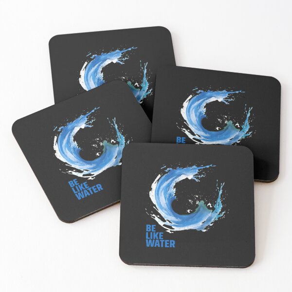Item preview, Be Like Water Wave Graphic Inspirational designed and sold by domjudith.