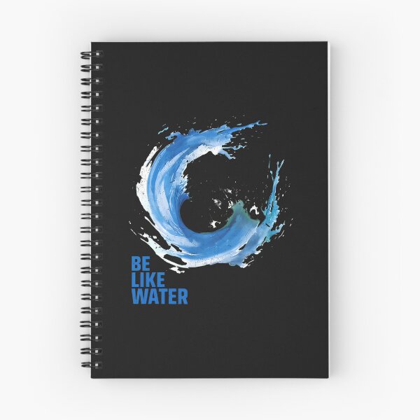 Item preview, Be Like Water Wave Graphic Inspirational designed and sold by domjudith.