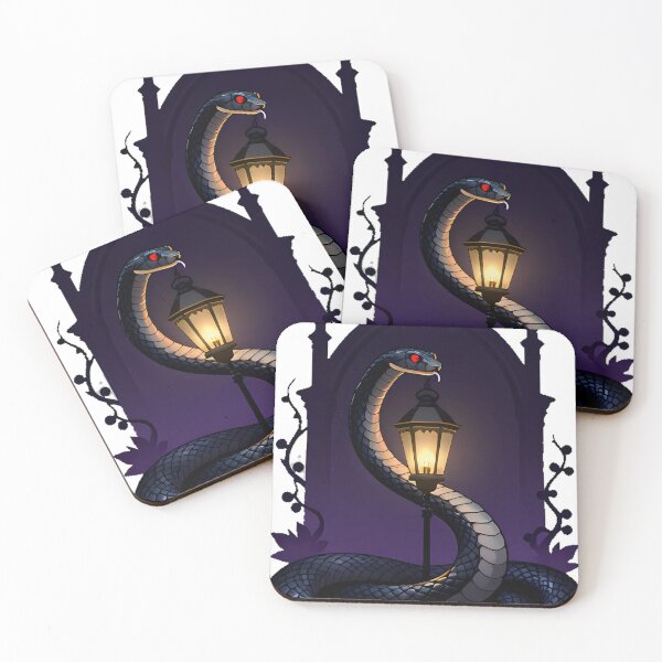 Item preview, Snake Coiled Around Lantern designed and sold by IllumeInk.