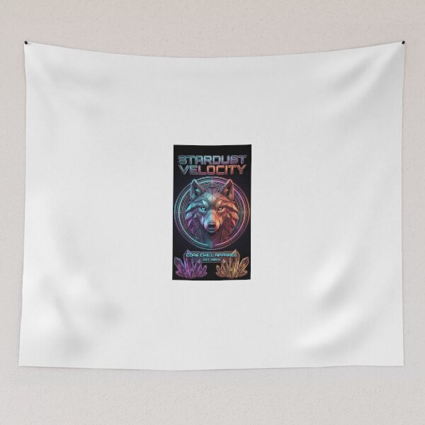 Item preview, Futuristic Cyberpunk Neon Wolf designed and sold by RyxDesign.