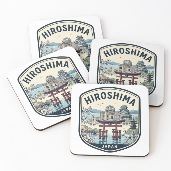 Item preview, Hiroshima Japan Travel Poster Itsukushima Torii Gate designed and sold by k3rstman1.