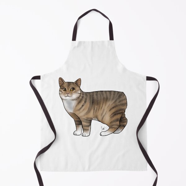 Item preview, Cute Short Tail Tabby Cat Illustration designed and sold by OlyvieArt.