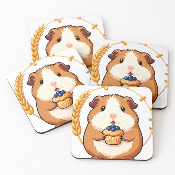 Item preview, Guinea Pig with Muffin designed and sold by pumsquare.