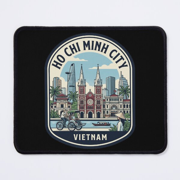 Item preview, Ho Chi Minh City Vietnam Travel Badge designed and sold by k3rstman1.