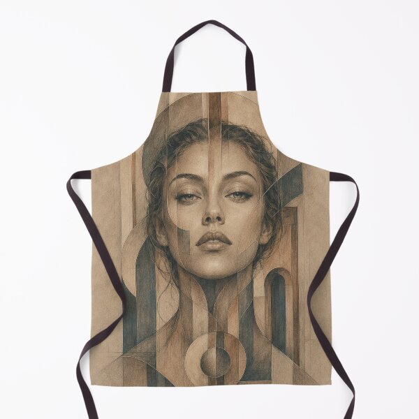 Item preview, Geometric Woman in Surreal Architecture designed and sold by VlodArt.
