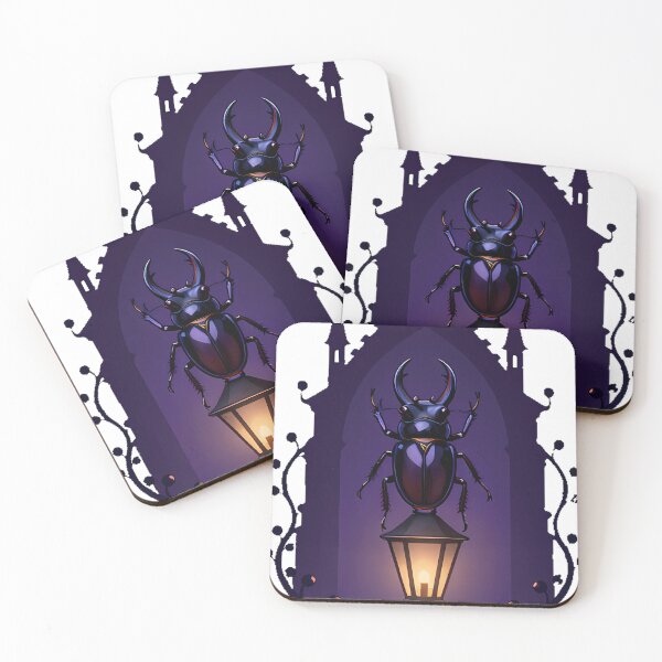 Item preview, Stag Beetle on Lantern designed and sold by IllumeInk.