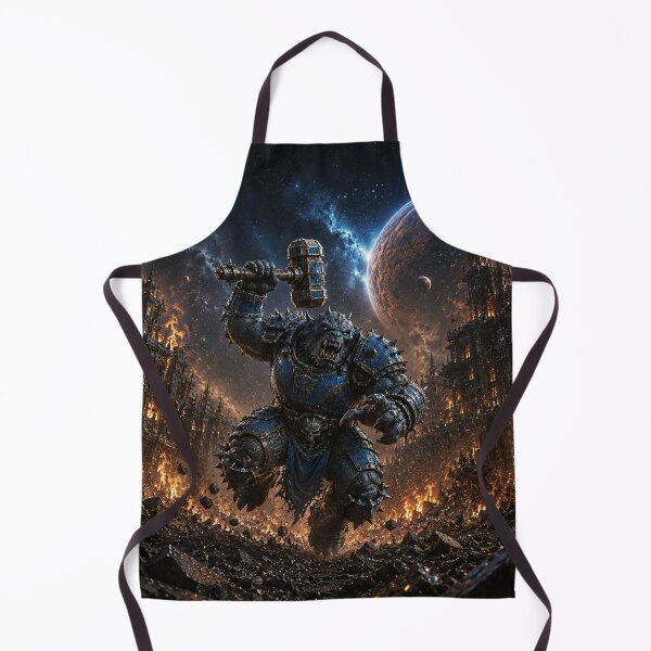 Item preview, Cosmic Alien Ogre — Blue Armored Warrior designed and sold by ZYVARENNE.