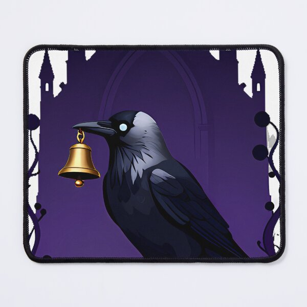 Item preview, Jackdaw with Bell designed and sold by IllumeInk.