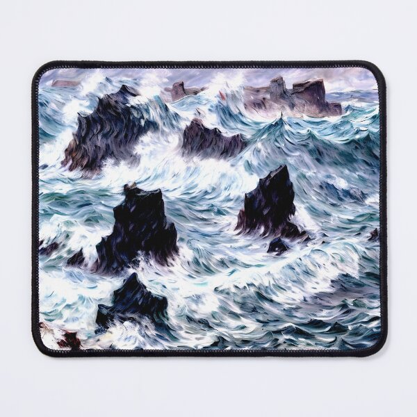 Item preview, Storm at Belle-Île designed and sold by artdesignsnow.