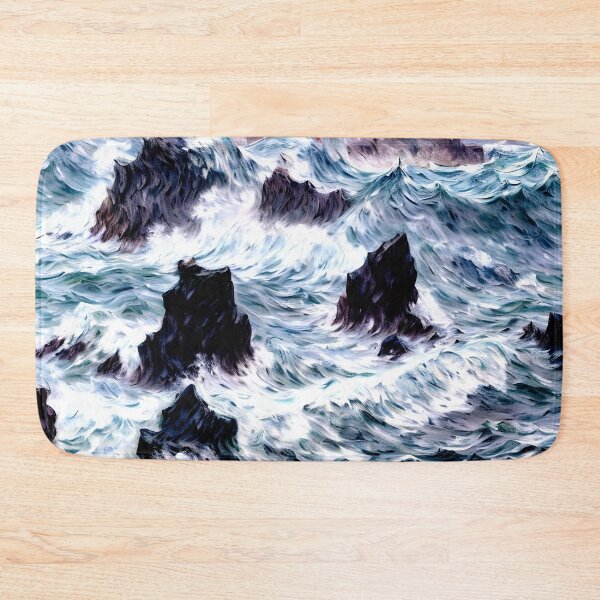 Item preview, Storm at Belle-Île designed and sold by artdesignsnow.