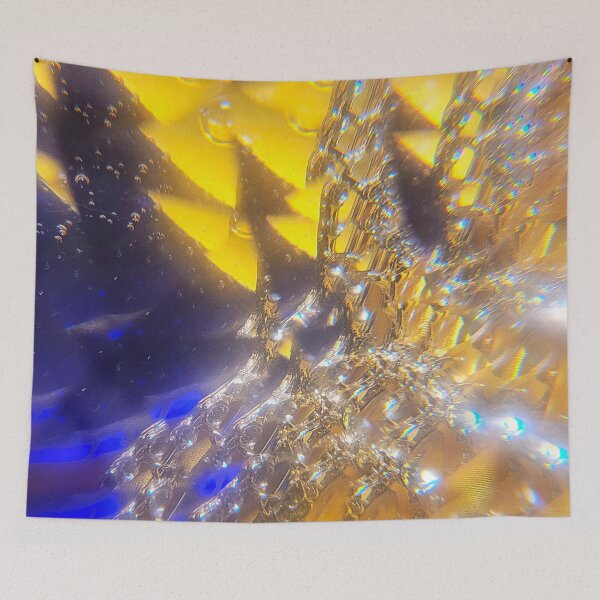 Item preview, Golden Lily in Deep Sky: Radiant Sunlit Refractions designed and sold by ElionSolis.