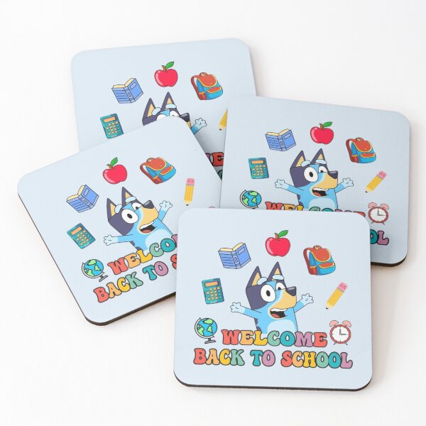 Item preview, Welcome Back To School Cute Blue Dog Supplies designed and sold by Bomebomst.