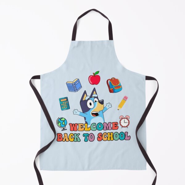 Item preview, Welcome Back To School Cute Blue Dog Supplies designed and sold by Bomebomst.