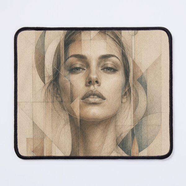 Item preview, Geometric Woman in Surreal Architecture designed and sold by VlodArt.